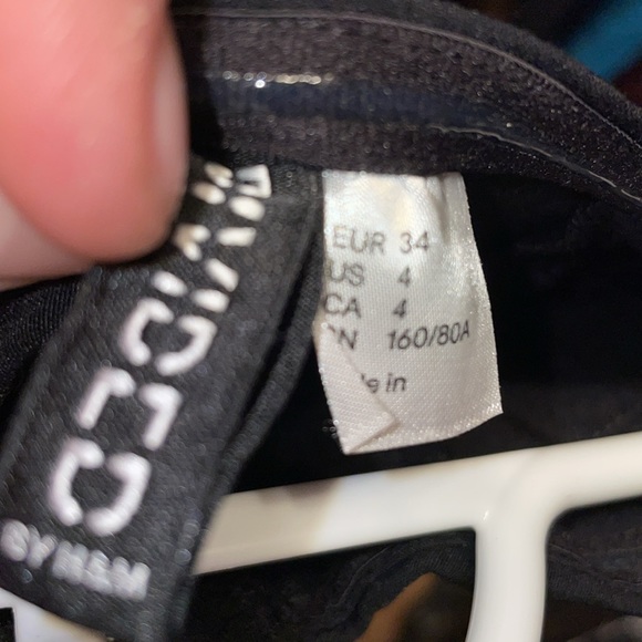 Black Divided by H & M Black sexy Mini Dress size 3/4 - Picture 7 of 7